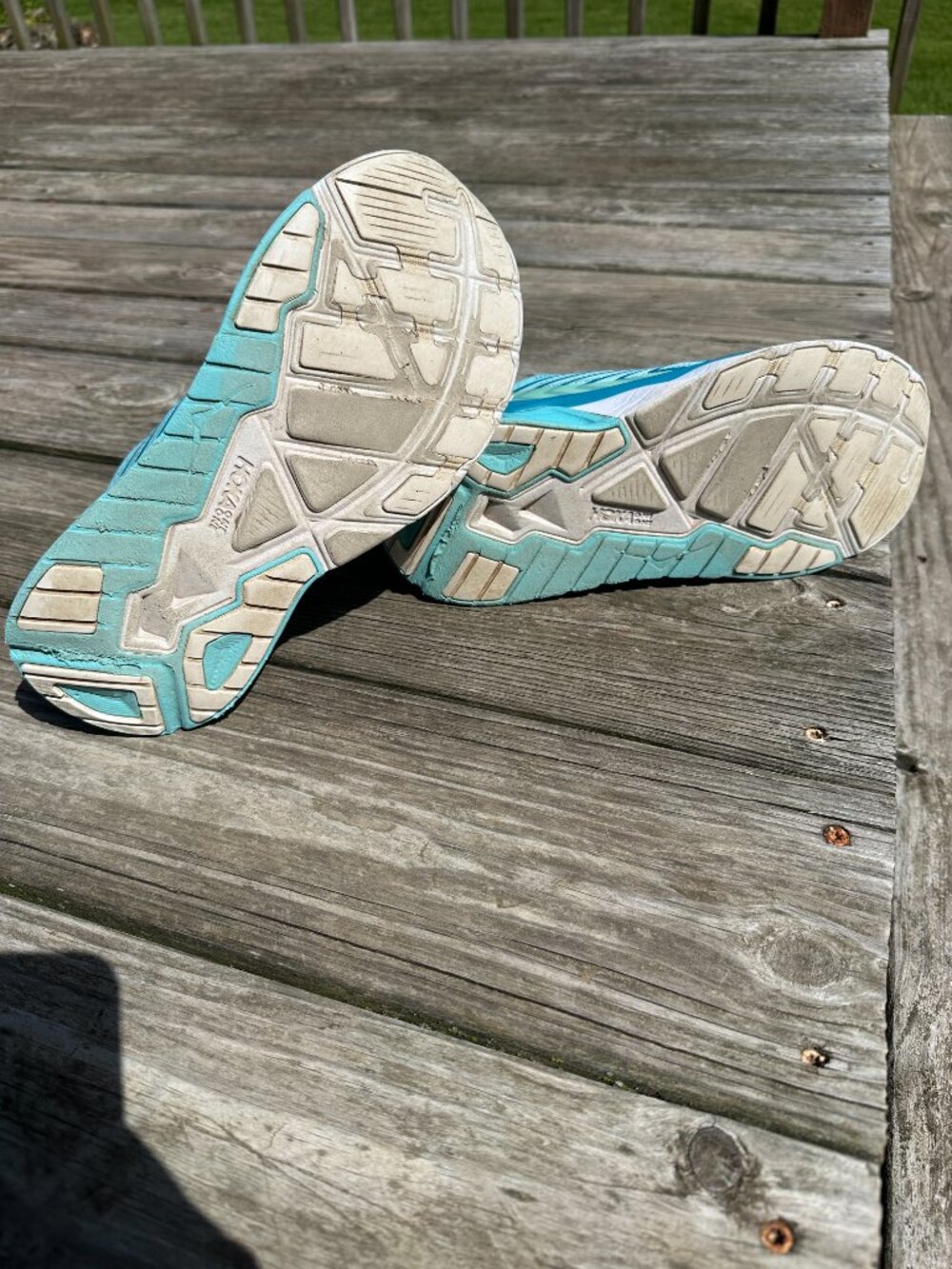 Hoka Arahi 4 Running Shoes Womens Size 8.5 D Blue Sneakers Tennis Shoes Wide - Picture 8 of 11